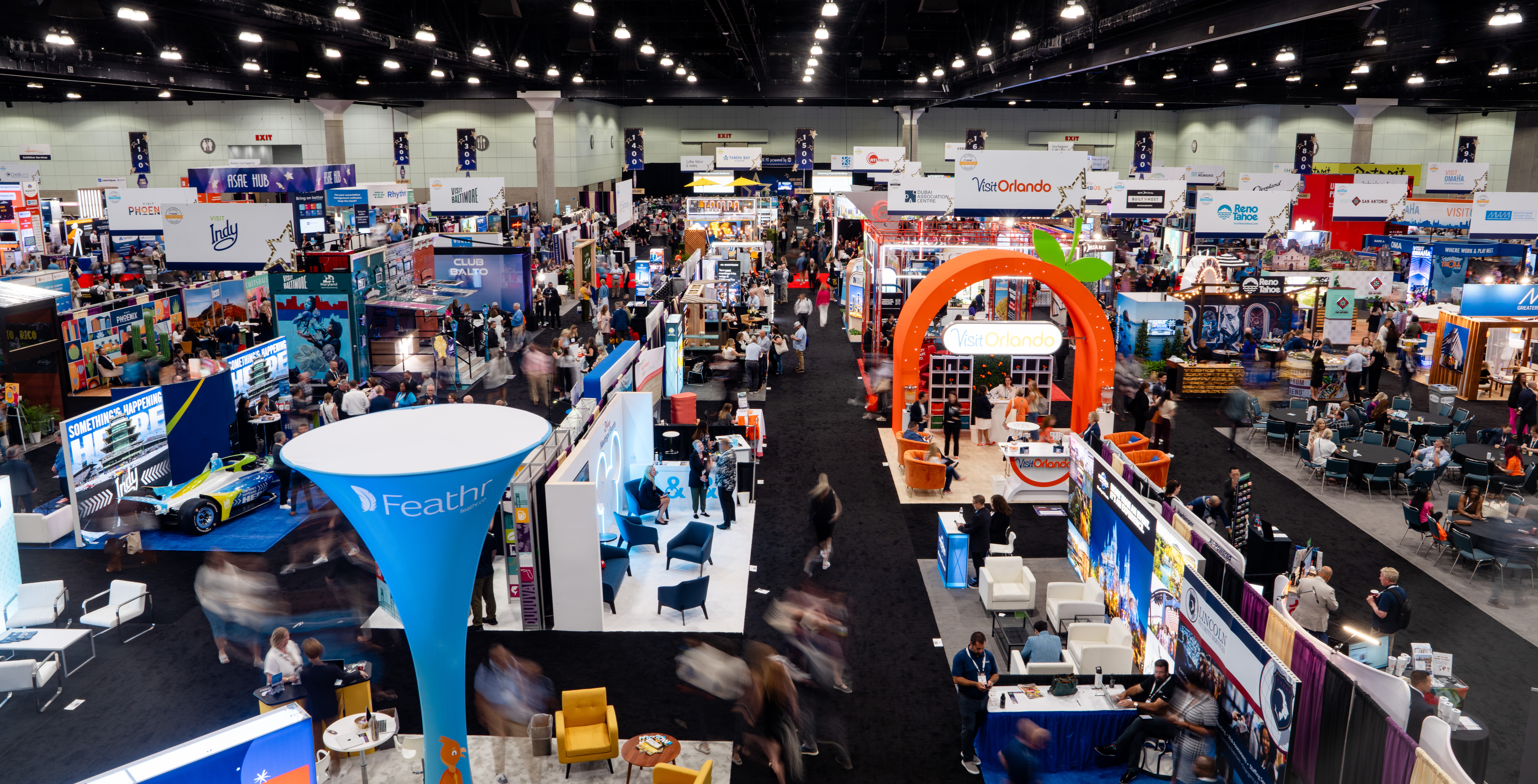 ASAE Expo floor from above
