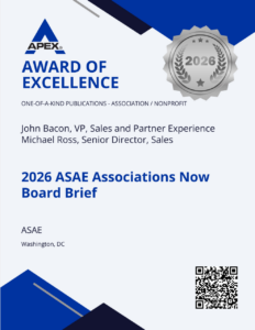 Associations Now Board Brief - APEX award of excellent winner 2026