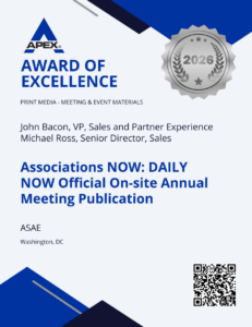 Associations Now Daily Now - APEX award of excellence winner 2026